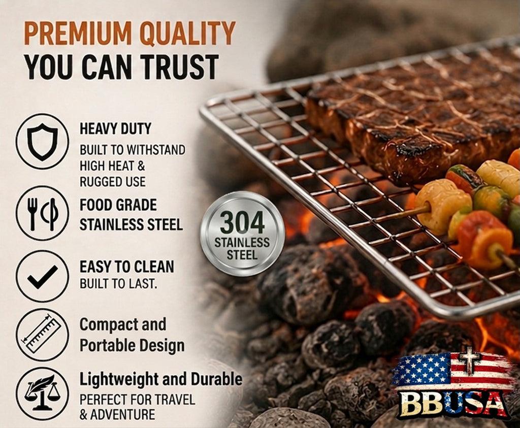 Bushcraft SS Grill Grates - Small 2-Pack