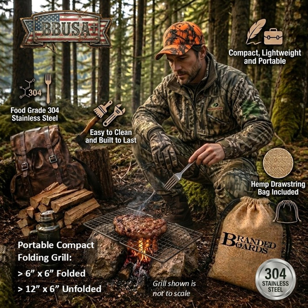 Bushcraft SS Grill Grates - Folding