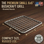 Bushcraft SS Grill Grates - Small 2-Pack