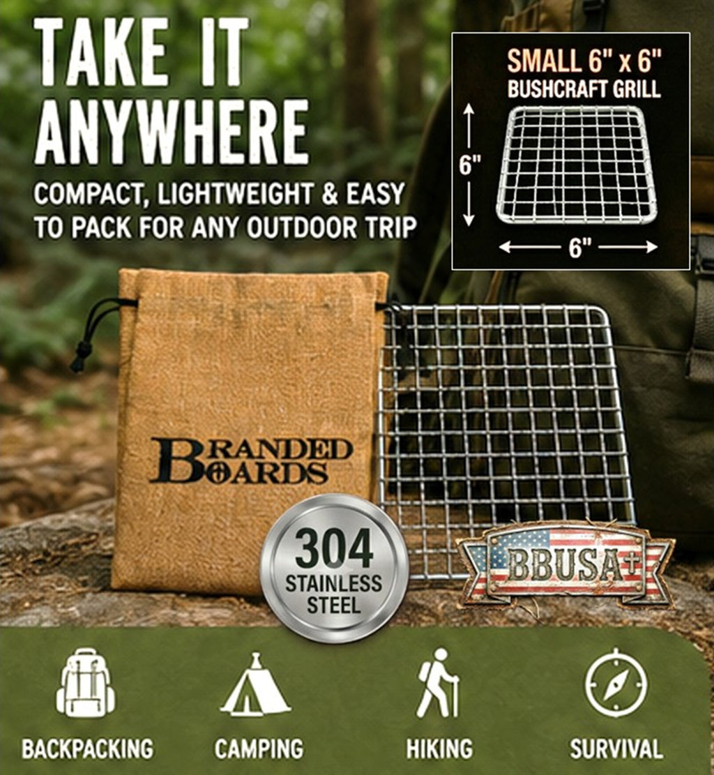 Bushcraft SS Grill Grates - Small 2-Pack