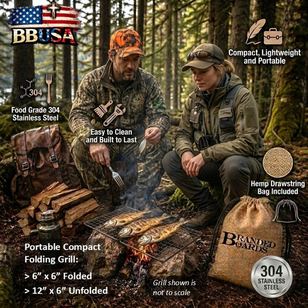 Bushcraft SS Grill Grates - Folding