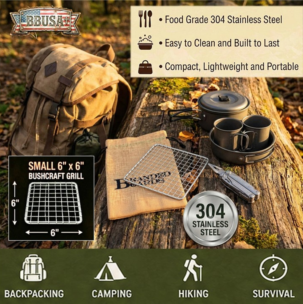 Bushcraft SS Grill Grates - Small