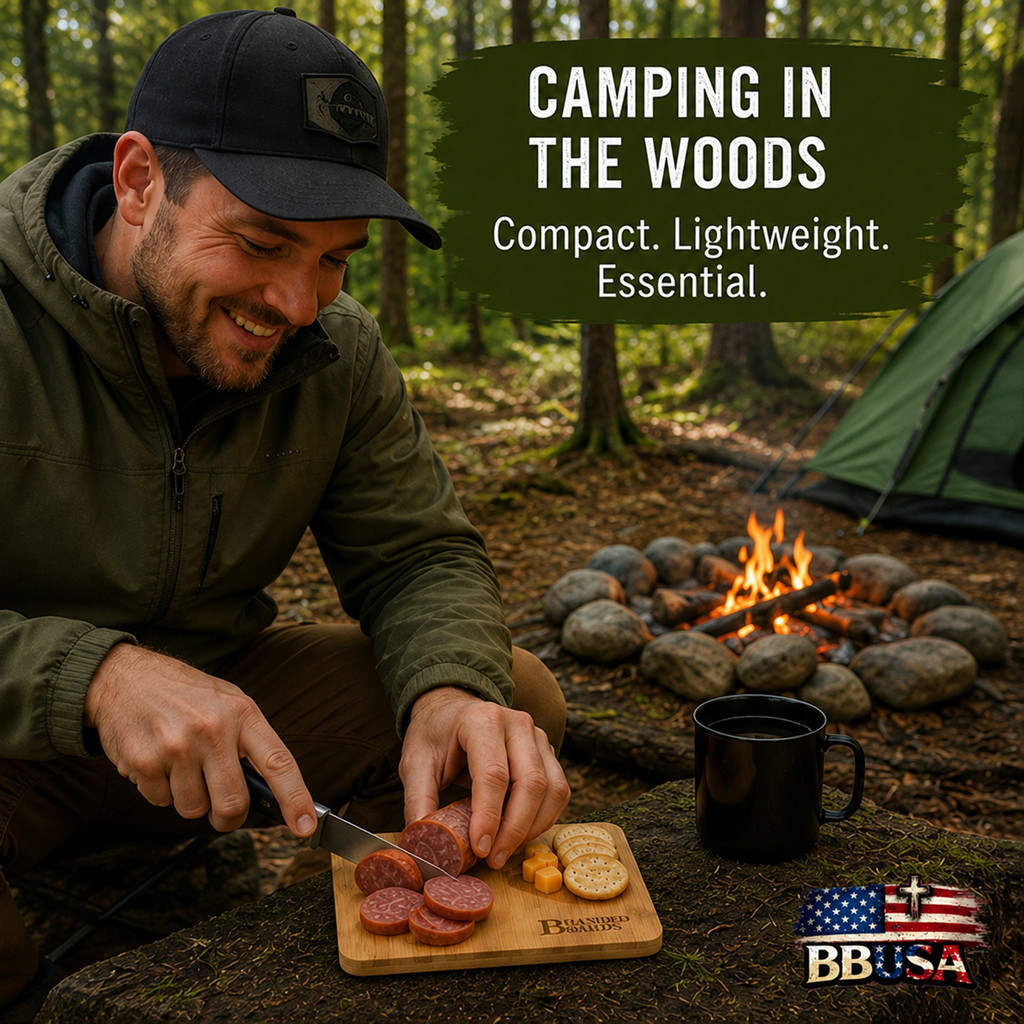 Bushcraft Mini Bamboo Cutting Board