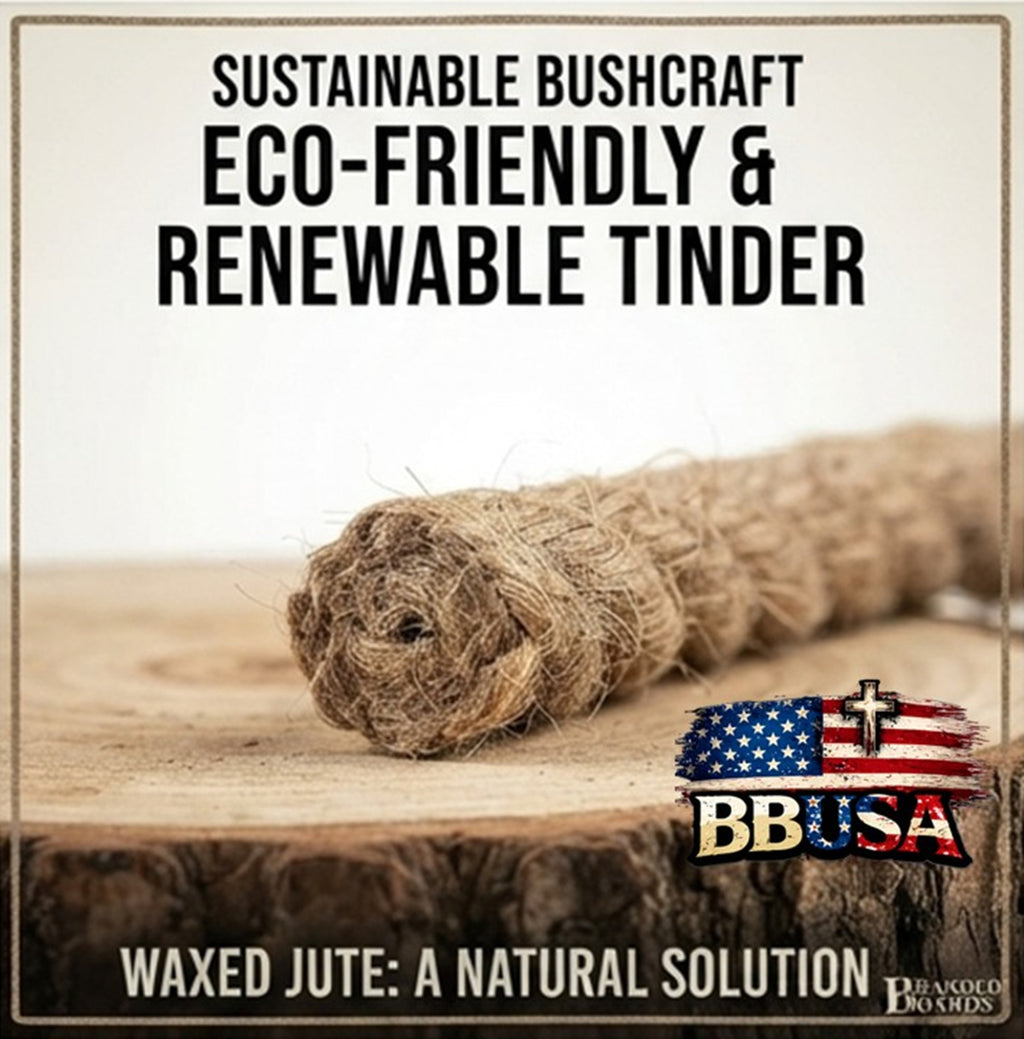 Fire Tinder | Waxed Fat Jumbo Jute Rope