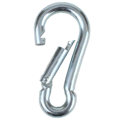 Heavy Duty 2" & 2.8" Bushcraft Zinc-Galvanized Steel Carabiner Spring Snap Clip Link Hooks