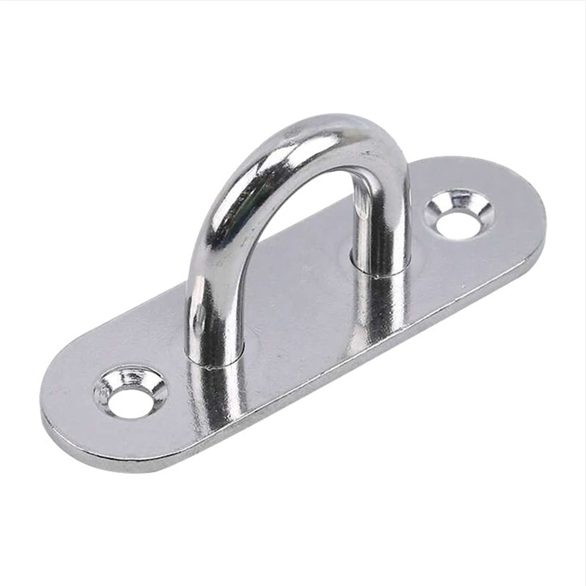 Heavy-Duty M6 Oval Pad Eye Plates | 304 Stainless Steel