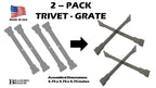 Portable Campfire Trivet Grate - Made in USA