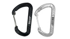 6061 Aluminum Wire-Gate Utility Carabiners | 6- or 12-Pack
