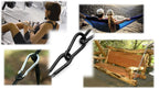 Black Steel Zinc Galvanized Carabiner Snap Hooks