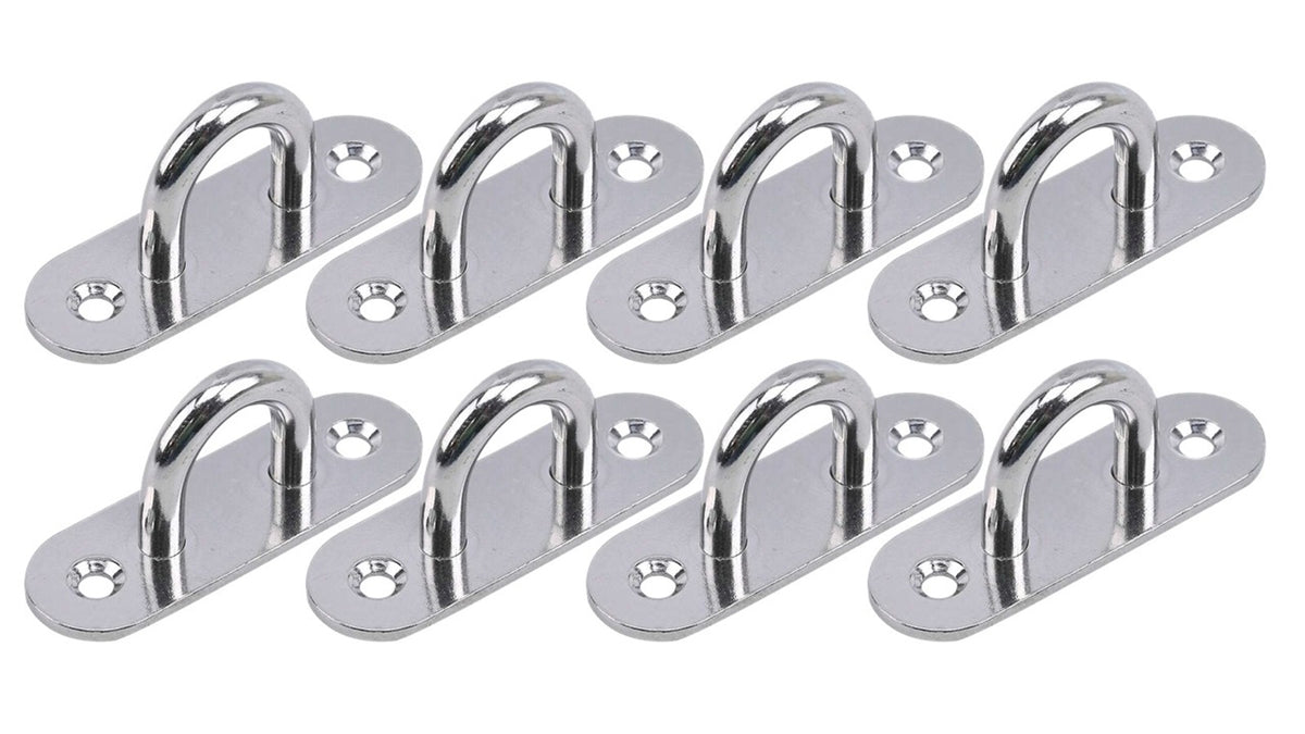 Oval Pad Eye Plates | Zinc Galvanized Steel