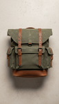 Waxed Canvas Bushcraft Backpack 35L
