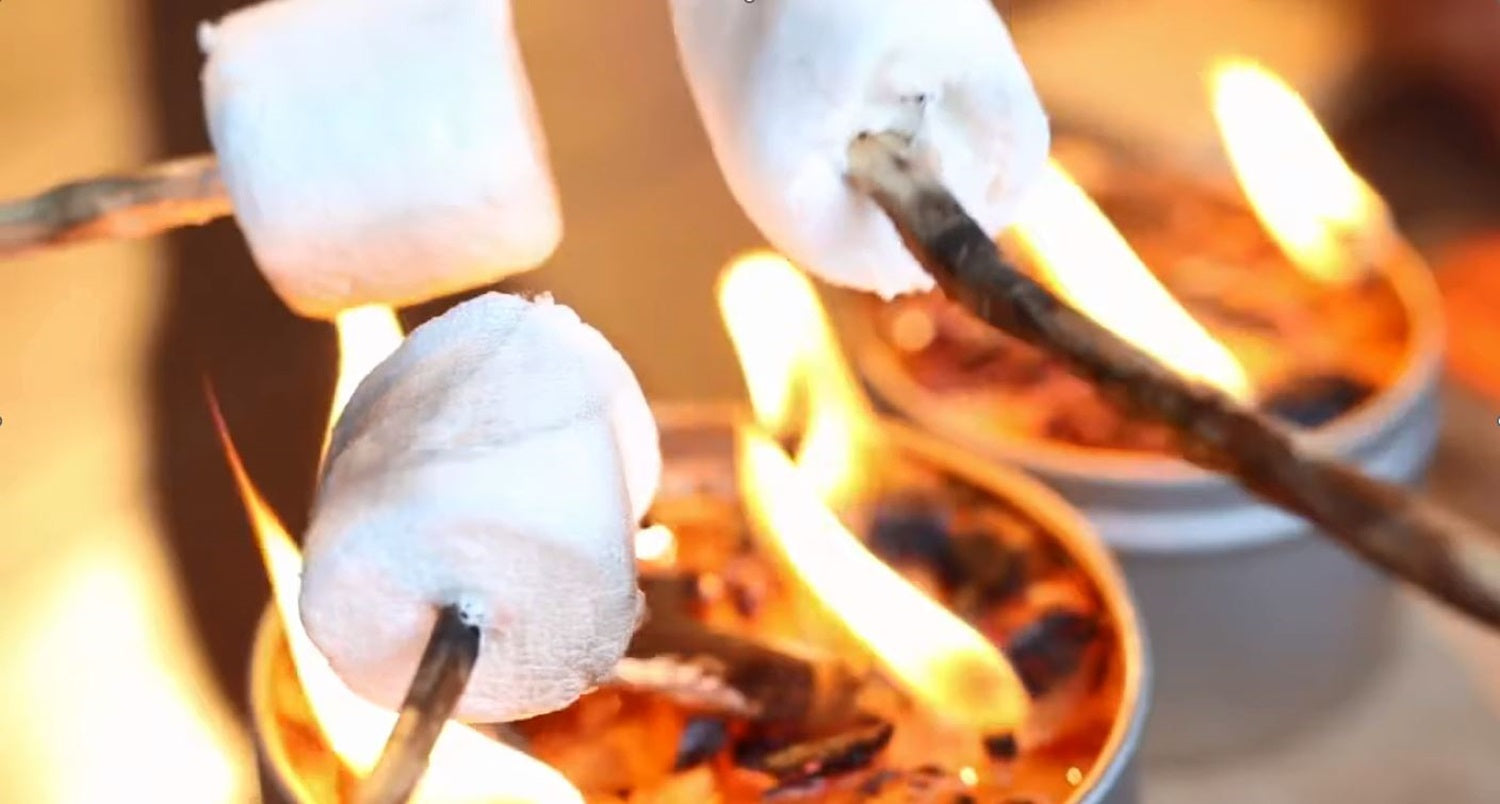 Portable Campfire in a can