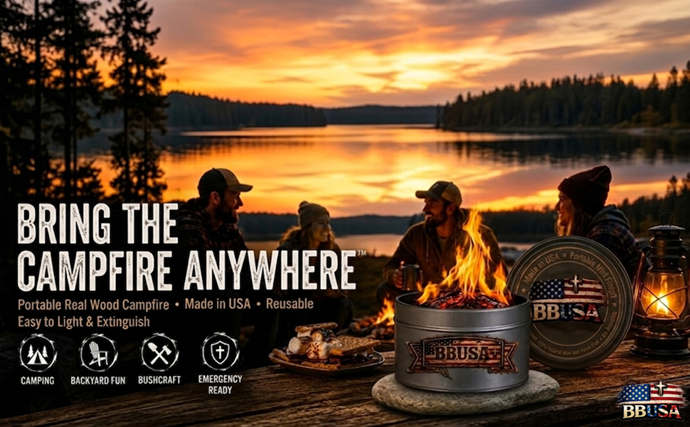 Bushcraft Portable Campfire in a Can