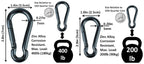 Steel Carabiner Spring Snap Clip Link Hooks