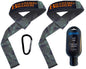 HD Cotton Padded Weightlifting Deadlifting Straps with Liquid Chalk