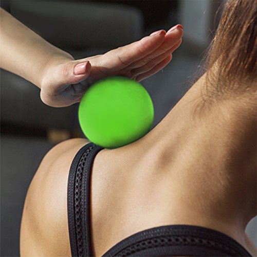 Massage Lacrosse Balls and Burlap Carrying Bag