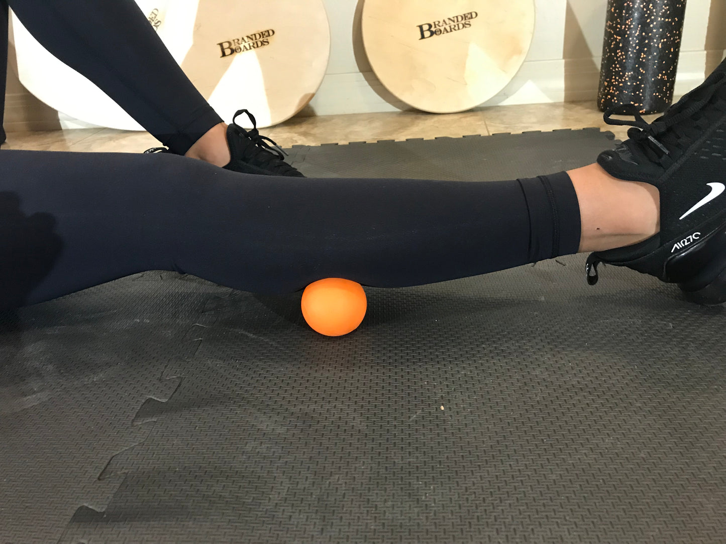 Massage Lacrosse Balls and Burlap Carrying Bag