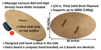 Branded Boards Surf Style Balance Board Made in USA