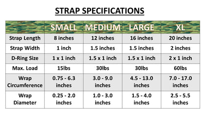 Bushcraft Gear and Accessories Utility Storage Strap Hooks