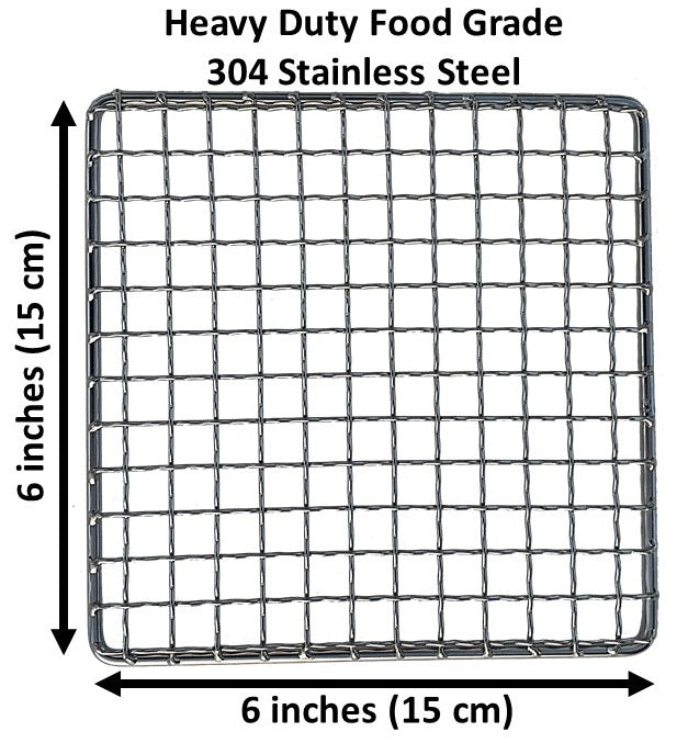 Bushcraft Stainless Steel BBQ Cooking Grill Grate