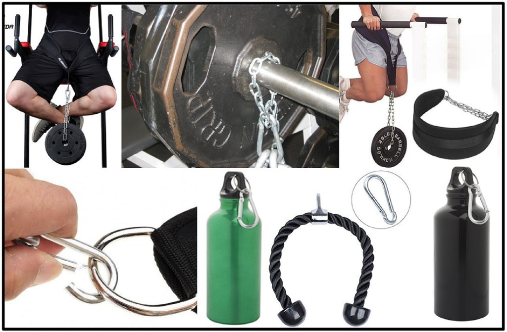 Stainless Steel Carabiner Spring Snap Clip Link Hooks