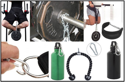 Heavy Duty 2" & 2.8" Stainless Steel Carabiner Spring Snap Clip Link Hooks
