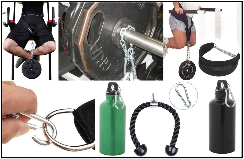 Steel Carabiner Spring Snap Clip Link Hooks