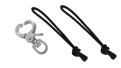 Branded Boards Snowboard Leash Cord Clip for Boots and Bindings