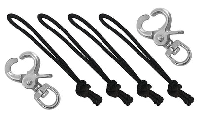 Branded Boards Snowboard Leash Cord Clip for Boots and Bindings