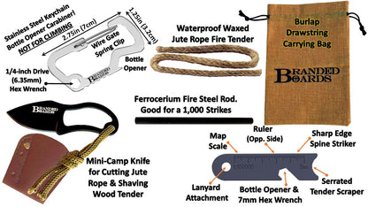 Bushcraft Survival Bugout Fire Starter Kits